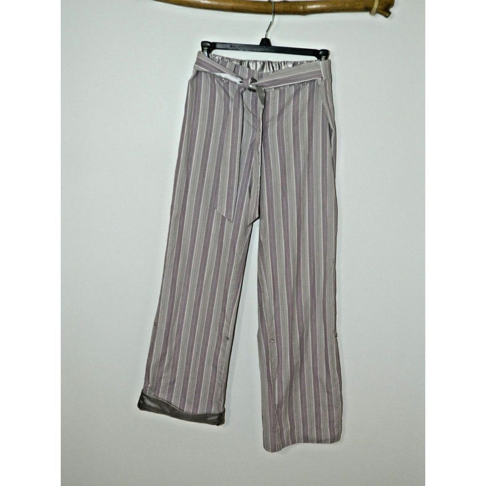 Victoria's Secret Pajama Pants Women's X-Small  Purple Stripe Lightweight‎